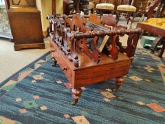 19th century rosewood canterbury Thumbnail 3