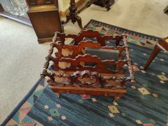 19th century rosewood canterbury Thumbnail 4