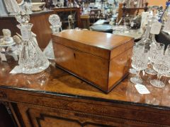 Victorian satinwood tea caddy Thumbnail 4