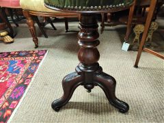 Victorian mahogany adjustable stool  Thumbnail 3