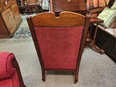 Late victorian oak armchair Thumbnail 3