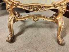 Victorian gilt framed / mirror fire screen Thumbnail 3