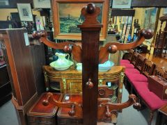 Victorian mahogany hall stand Thumbnail 3