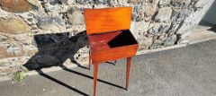 Edwardian mahogany work stand with inlay Thumbnail 3