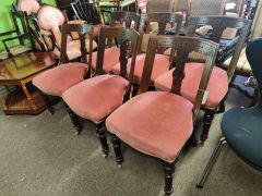 Set of six mahogany chairs Thumbnail 2