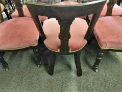 Set of six mahogany chairs Thumbnail 3