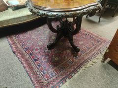 Victorian burr-walnut table Thumbnail 3