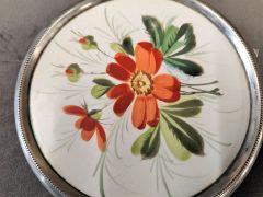Plated & porcelain stand Thumbnail 3