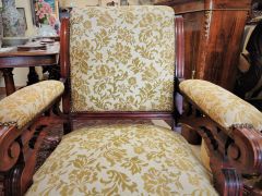 Victorian mahogany armchair Thumbnail 2