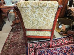Victorian mahogany armchair Thumbnail 3