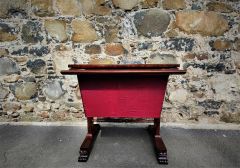 Victorian mahogany work table Thumbnail 2