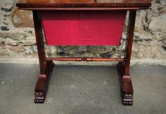 Victorian mahogany work table Thumbnail 3