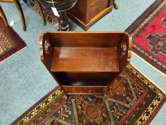Standing mahogany floor bookcase Thumbnail 2