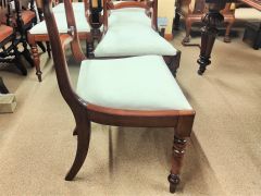 Set of six victorian mahogany chairs Thumbnail 3