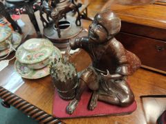 Pair of chinese bronzes Thumbnail 4