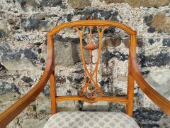 Edwardian satinwood chair Thumbnail 2
