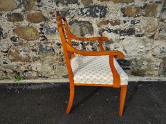 Edwardian satinwood chair Thumbnail 4