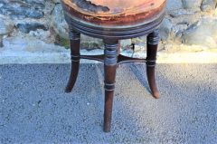 19th century rosewood music stool Thumbnail 4