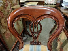 Set of six victorian mahogany chairs Thumbnail 3