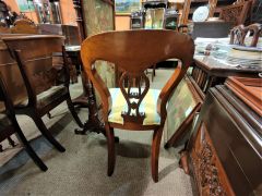 Set of six victorian mahogany chairs Thumbnail 4