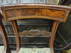 Pair of georgian mahogany chairs Thumbnail 2