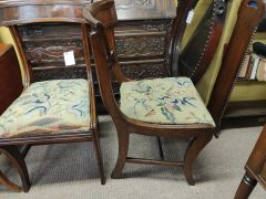 Pair of georgian mahogany chairs Thumbnail 3