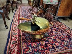 Victorian brass coal scuttle with shovel Thumbnail 6