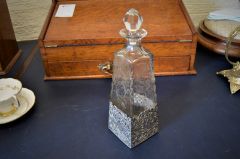 Sterling silver mounted decanter Thumbnail 2