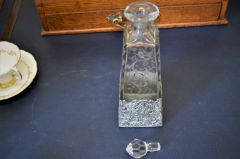 Sterling silver mounted decanter Thumbnail 3