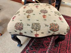 Edwardian mahogany low chair Thumbnail 3