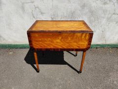 Georgian satinwood pembroke table Thumbnail 2
