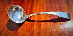 Georgian irish silver ladle Thumbnail 2
