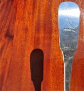 Georgian irish silver ladle Thumbnail 4