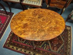 Victorian burr-walnut table Thumbnail 2