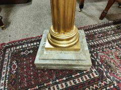 Gilt & marble pedestal Thumbnail 3