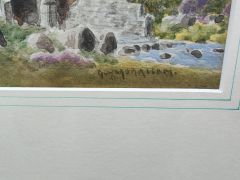 Gilt framed GW Morrison watercolour Thumbnail 3