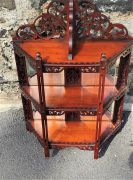 Victorian mahogany shelf with mirror back  Thumbnail 3