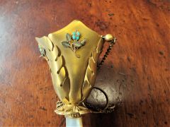 Posy holder with mother of pear handle Thumbnail 3