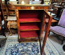 Victorian walnut cabinet with ormolu mounts Thumbnail 3