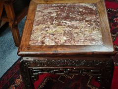 Chinese marble top low table Thumbnail 3