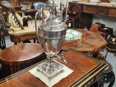 Victorian silver plated samovar Thumbnail 2