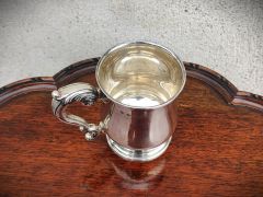 Silver christening mug Thumbnail 2