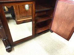 19th century rosewood cabinet Thumbnail 6