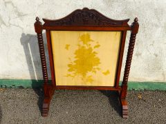 Edwardian oak firescreen Thumbnail 4