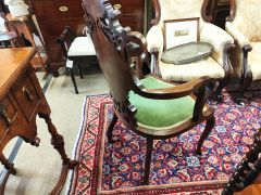 Edwardian mahogany armchair Thumbnail 4