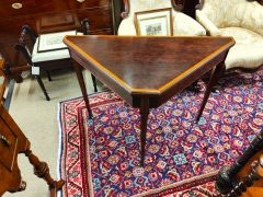 Edwardian mahogany card table Thumbnail 6
