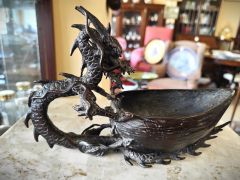 Antique oriental bronze dragon Thumbnail 6