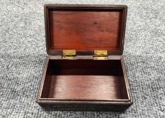 Chinese carved wooden box Thumbnail 4