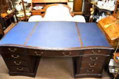Mahogany partners desk Thumbnail 2