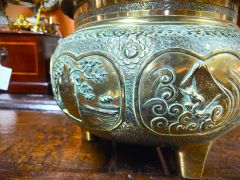 Antique chinese Jardinière Thumbnail 4
